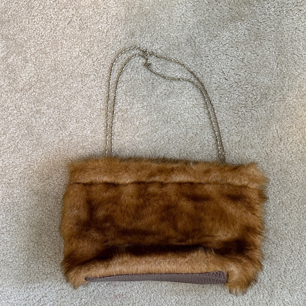 Faux Fur Handbag